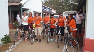 Bike Ride 2014 team in Gandhi Leprosy Hospital Gandhi Leprosy Hospital