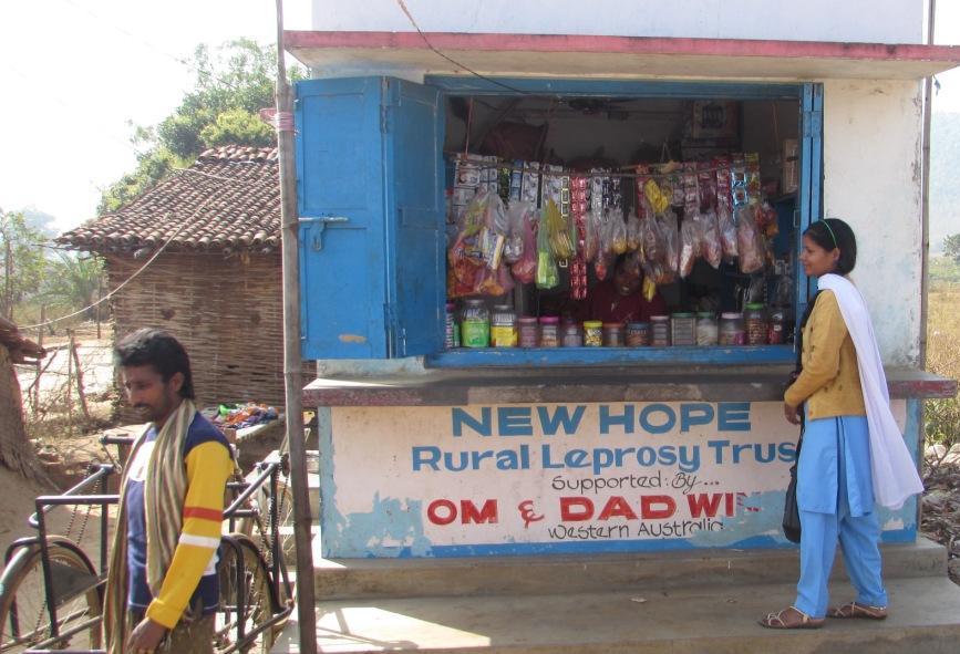 Premala whose shop you see is part of the New Hope story. A small girl with Polio – Corrective surgery through Namaste House (Home for Challenged Children. Educated and rehabilitated. Namaste House is still the only recognised care home for older young people with challenges.